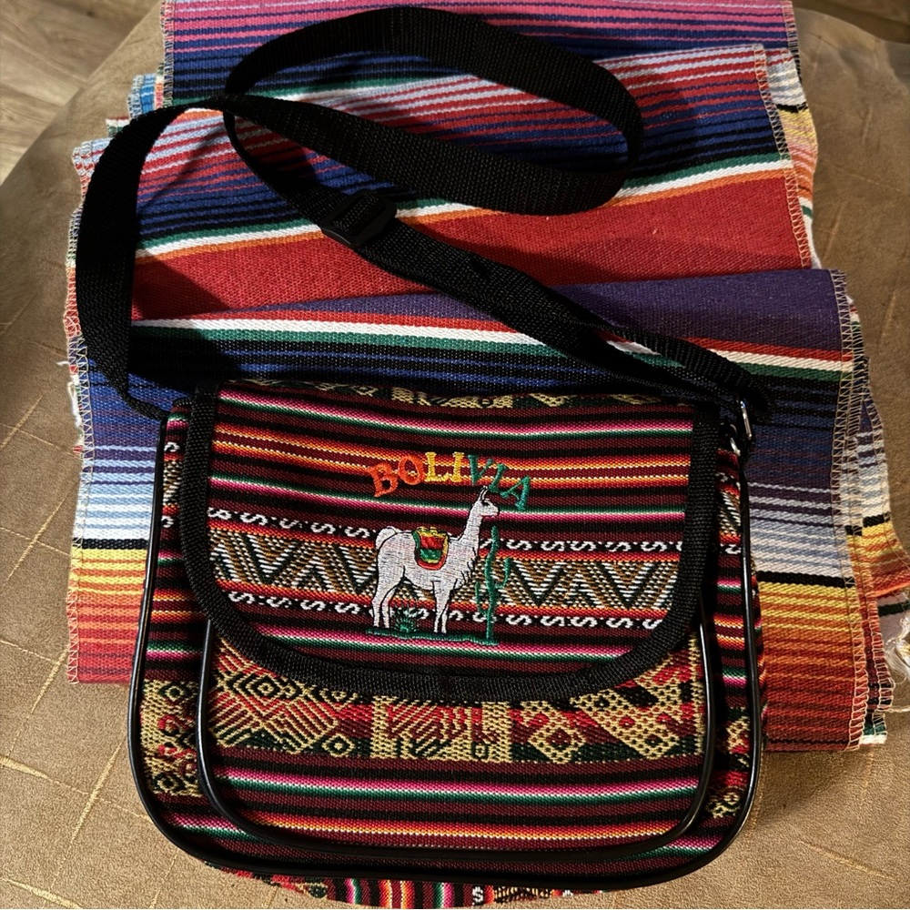 Bolivian Embroidered Shoulder Bag